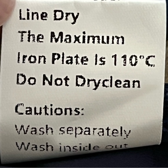 New Commense Crop Blouse Size Small Blue Long Sleeve Side Zipper New With Tags - Picture 13 of 13